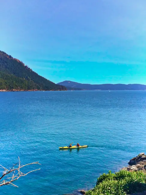 Kayaking at Shaw Island San Juan Islands Washington 1