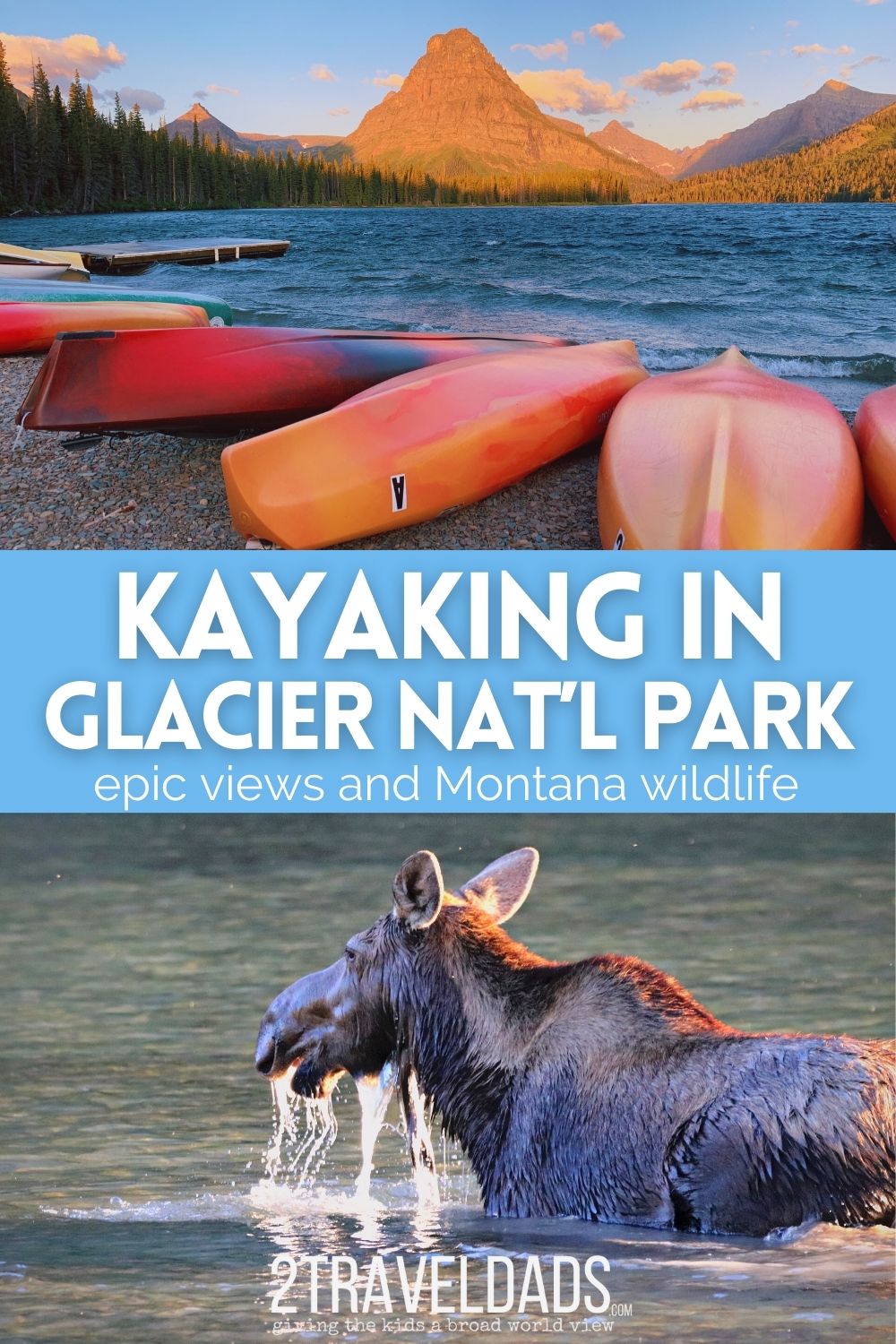 Kayaking in Glacier National Park is a completely different way to experience this amazing Montana destination. We've picked the best places to kayak and also rental options for exploring Glacier NP on the water.