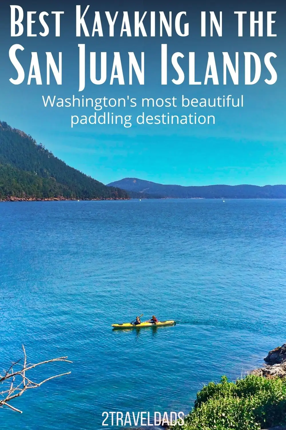 Best kayaking in the San Juan Islands of Washington. Kayak tours and best places to launch in the San Juans, including kayaking with orcas and bioluminescence near Seattle.