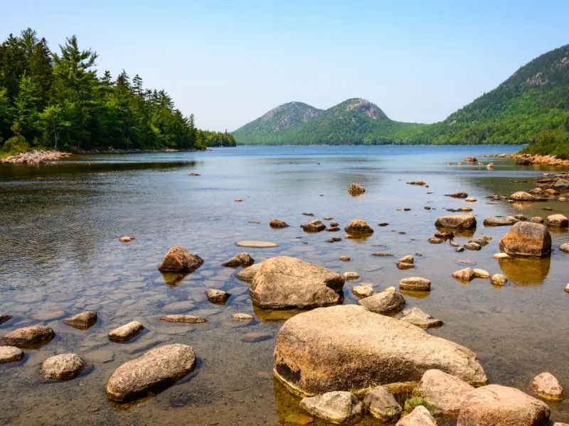 Kayaking on Eagle Lake Acadia National Park