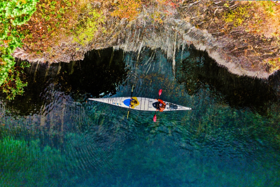 Kayaking to Stuart Island, San Juan Islands Washington