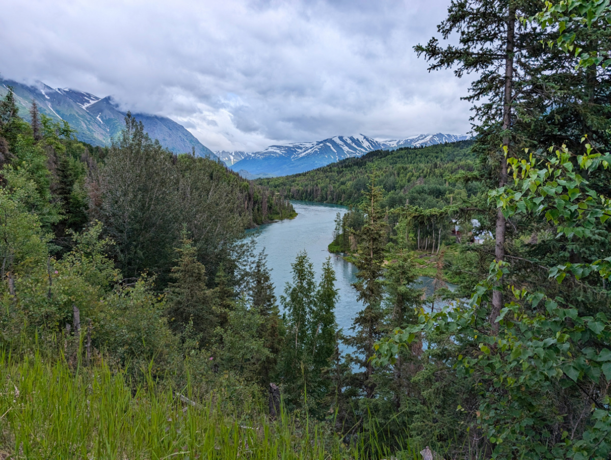 Kenai River from Cooper Landing Kenai Peninsula Alaska 2