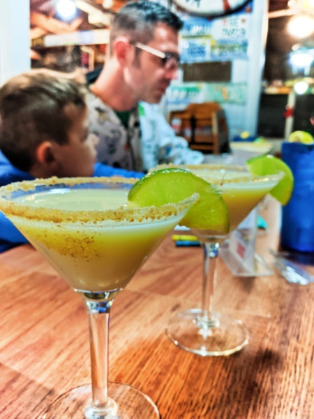 Key Lime Pie Martinis at Half Shell Raw Bar Key West Florida Keys 2020 2
