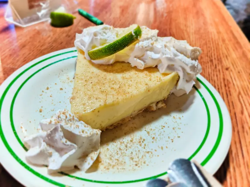 Key Lime Pie at Half Shell Raw Bar Key West Florida Keys 2020 2