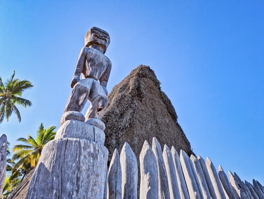 Kii Carvings at Puʻuhonua o Hōnaunau National Historical Park Captain Cook Big Island Hawaii 11