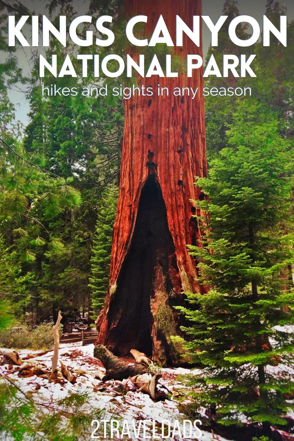 Kings Canyon National Park is beautiful and full of epic trees and view. Visiting Kings Canyon in any season is fun and interesting, but beware of snowy days. Tips and tricks for hiking at Kings Canyon and where to stay (National Park lodge!).