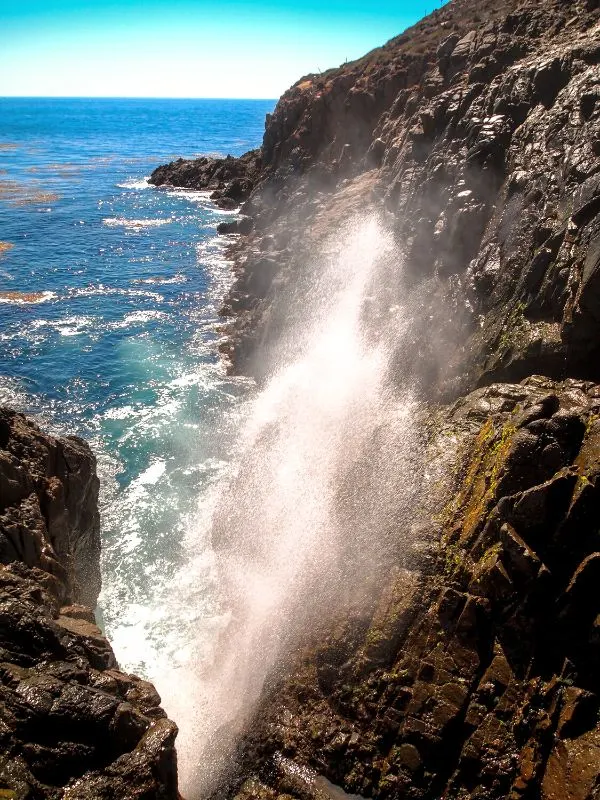 La Bufadora South of Ensenada Baja California Mexico