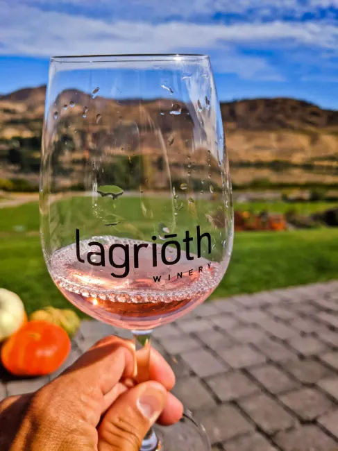 Lagrioth Wine Tasting at Chelan Valley Farms Manson Lake Chelan Washington 2