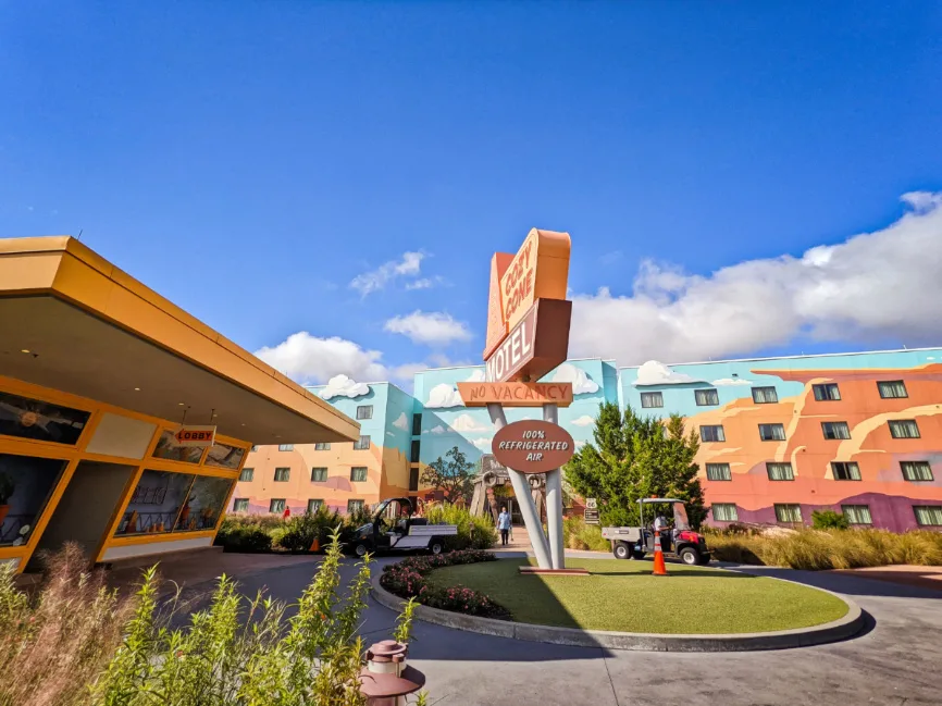 Laundry Building in Cars Themed Building at Art of Animation Walt Disney World Orlando 2