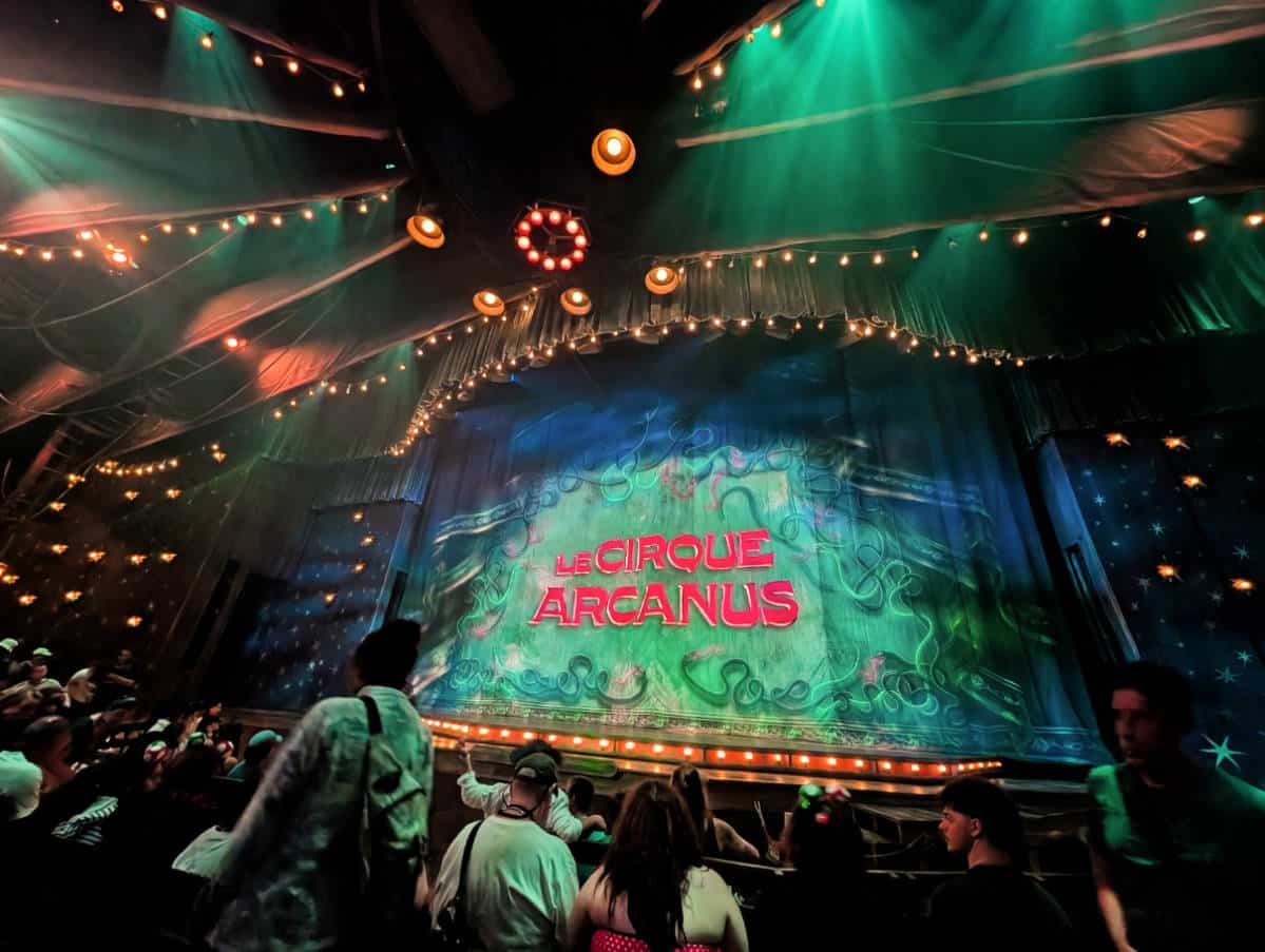Le Cirque Arcanus at Wizarding World of Harry Potter Ministry of Magic Epic Universe Universal Orlando