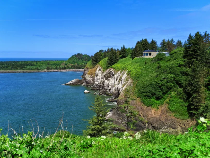 Lewis and Clark Interpretive Center at Cape Disappointment State Park Ilwaco Washington 1