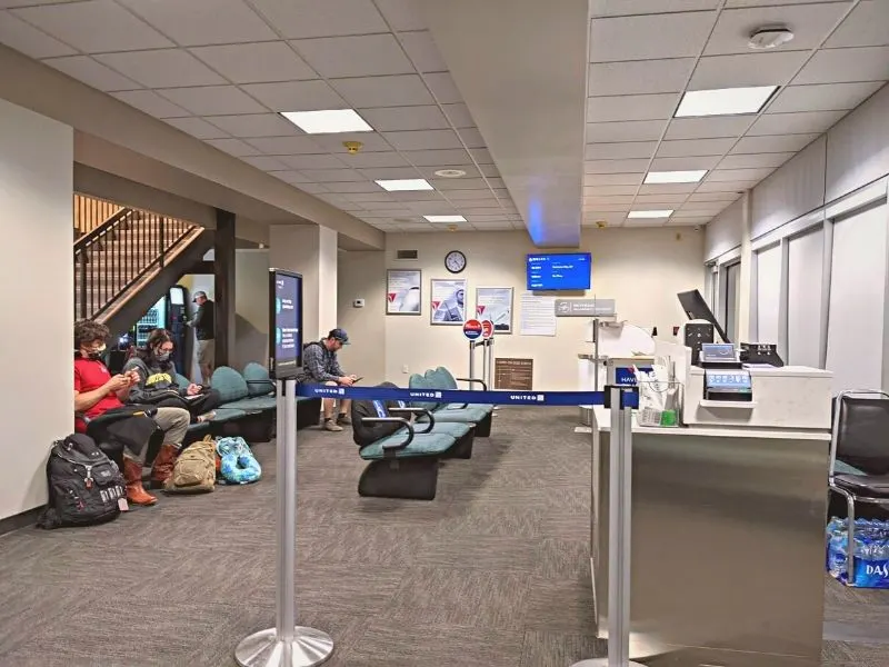 Lewiston ID Airport Waiting Area