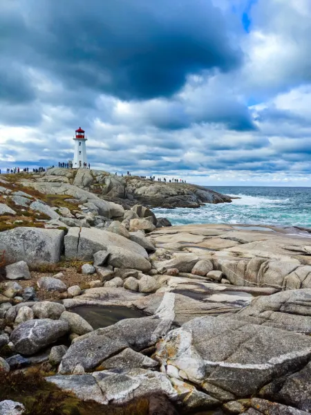 Lighthouse at Peggys Cove Nova Scotia 2