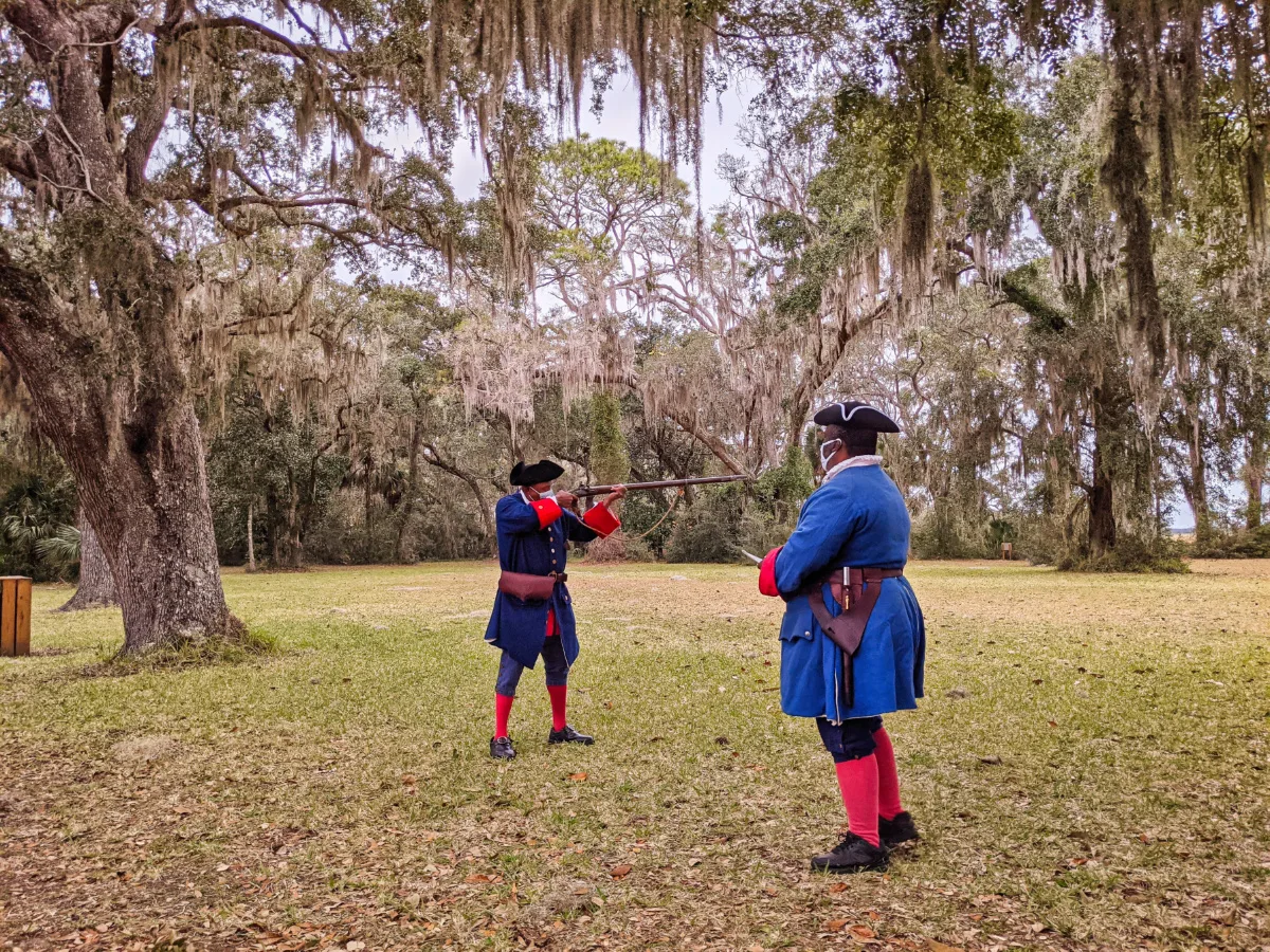 Living History at Fort Mose Historic State Park Saint Augustine Florida 2