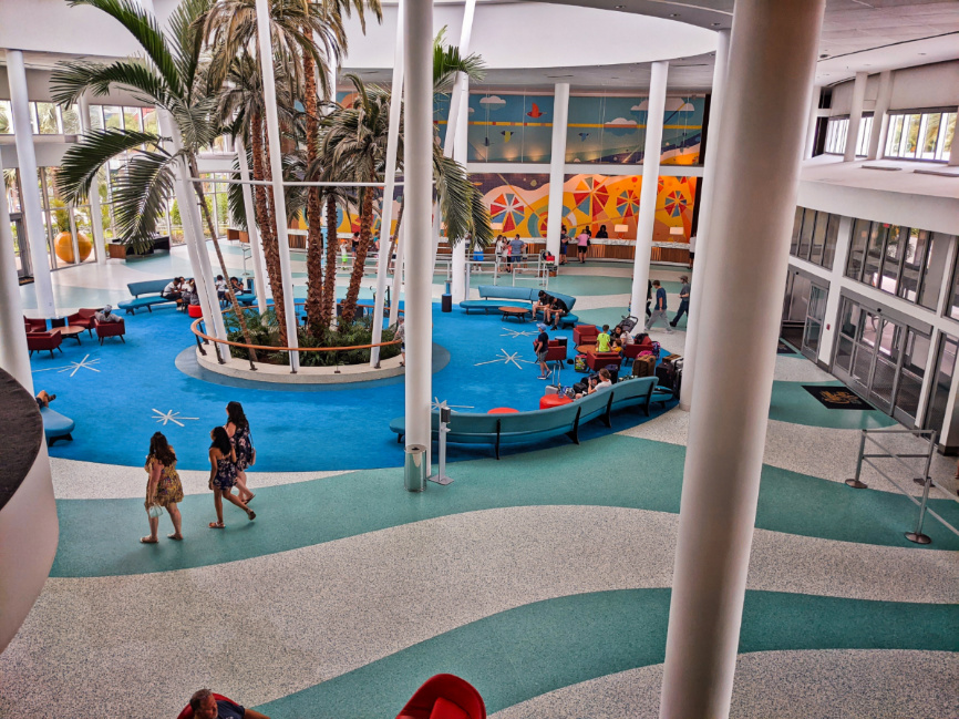 Lobby of Cabana Bay Beach Resort Universal Orlando 1