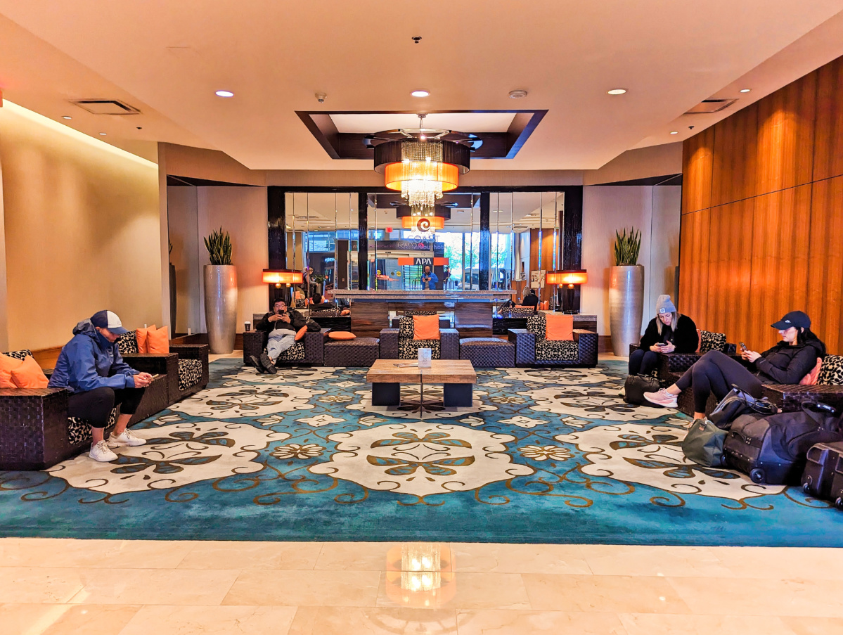 Lobby of Coast Coal Harbour Hotel Vancouver BC 1