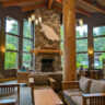 Lobby of Seward Windsong Lodge Seward Alaska 2