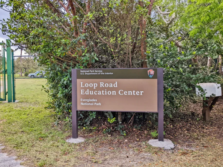 Loop Road Education Center Entrance Big Cypress National Preserve Florida 1