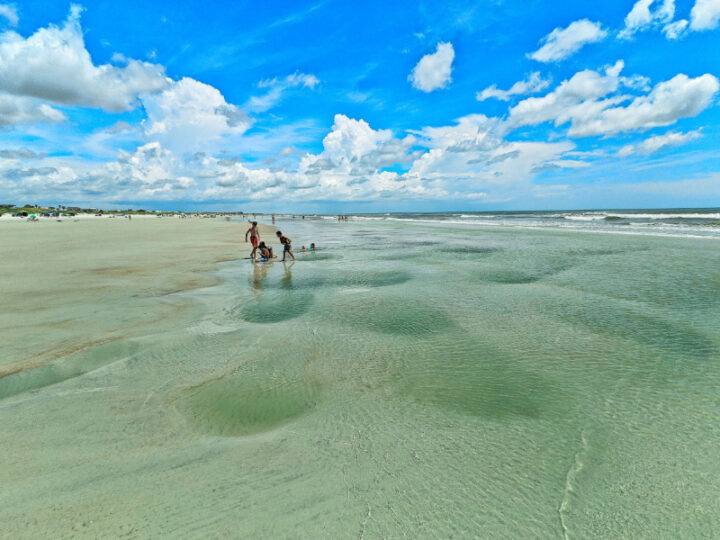 Low Tide Pools at Butler Beach St Augustine Florida 4