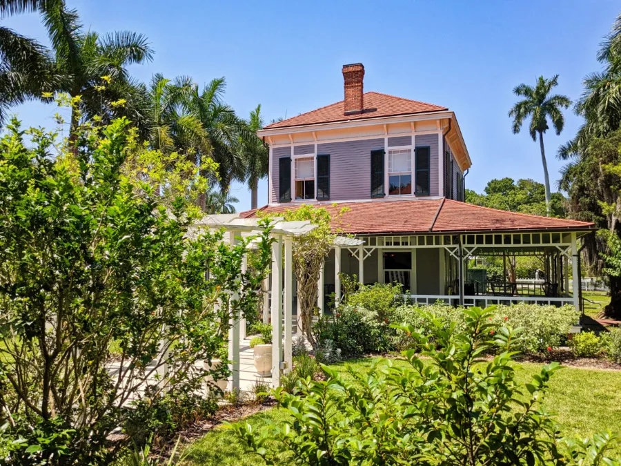 Main House at Edison Ford Winter Estates Fort Myers Florida 2