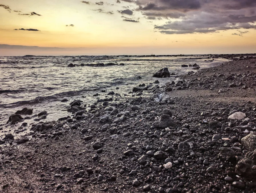 Makolea Black Sand Beach Kailua Kona Big Island Hawaii 2