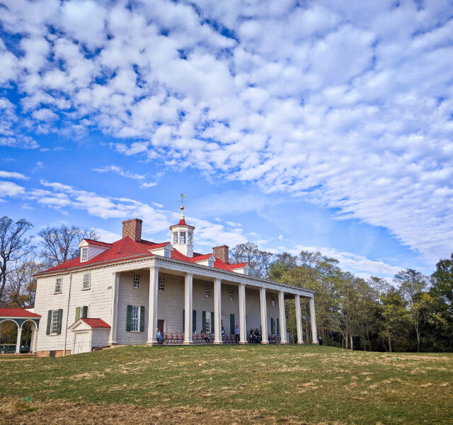 Mansion at George Washingtons House Mount Vernon Virginia 4