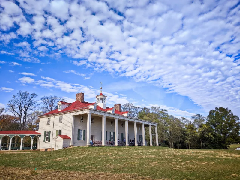 Mansion at George Washingtons House Mount Vernon Virginia 4