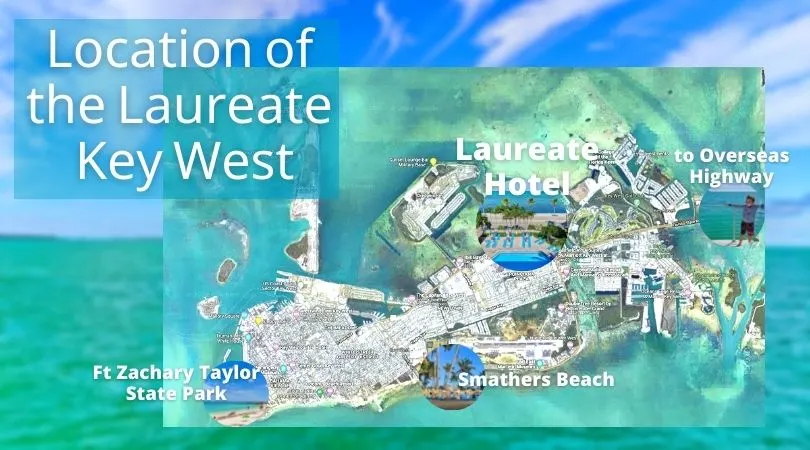 Map of Laureate Key West Hotel