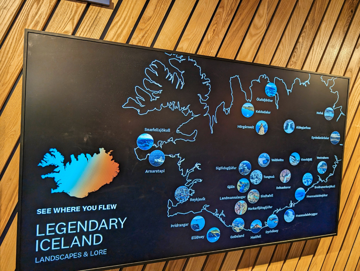 Map of Legendary Iceland Flyover Las Vegas Nevada 1