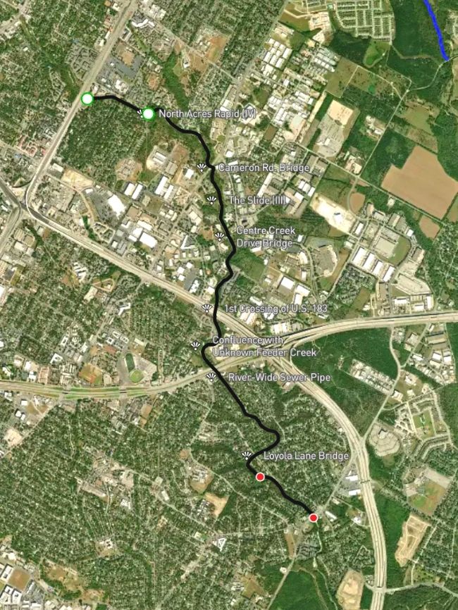 Map-of-Little-Walnut-Creek-Austin-Texas