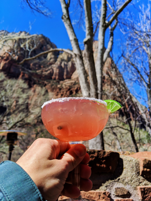 Margarita at Red Rock Grill Zion Lodge Zion National Park Utah 2