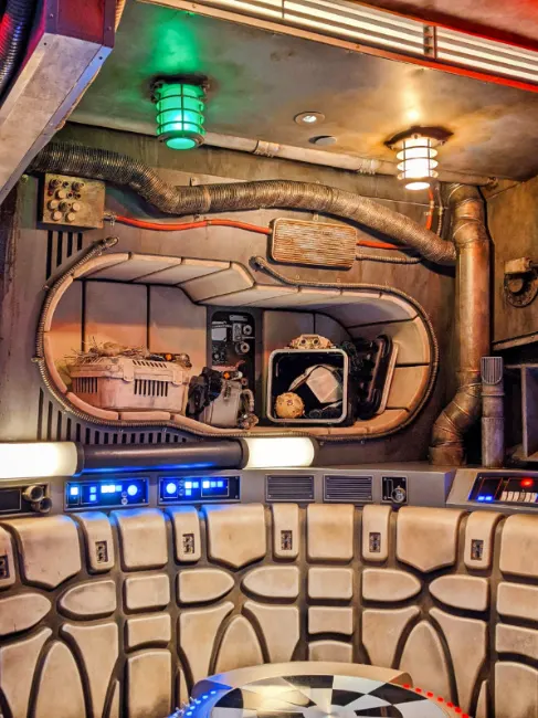 Marksman-H training remote Millenium Falcon at Star Wars Galaxys Edge Batuu Hollywood Studios Disney World Orlando 1