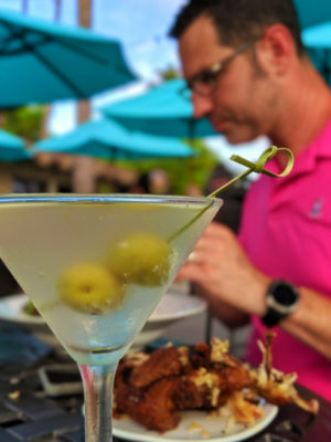 Martini at Blue Wave Restaurant Best Western Island Palms Hotel San Diego California 1