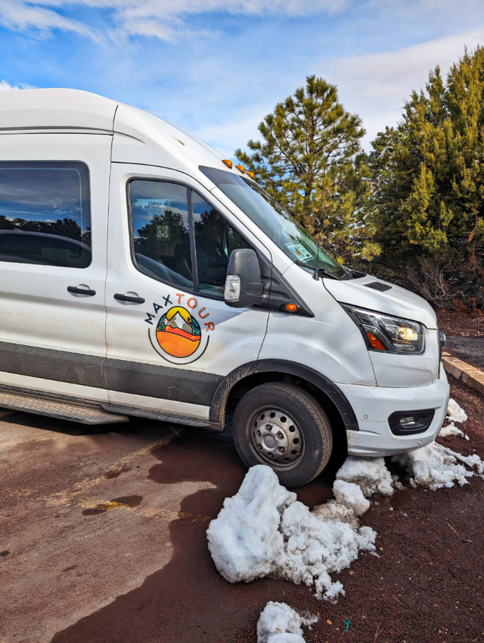 Max Tour Vegas Van at Grand Canyon National Park Arizona 1