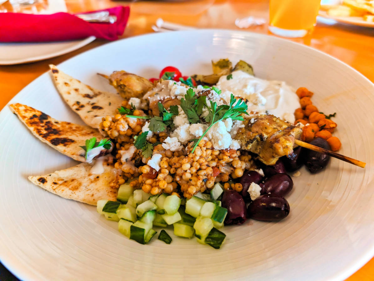 Mediterranean Kabob at Mythos Grill at Islands of Adventure Universal Orlando Resort