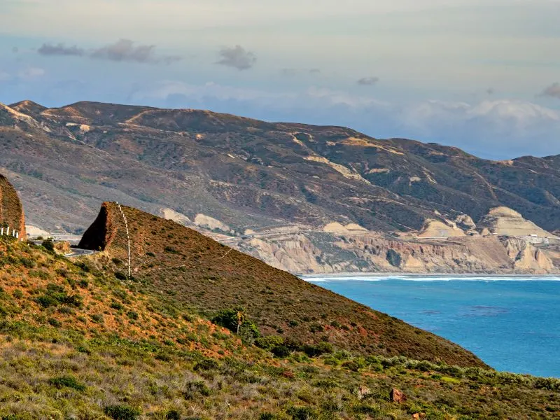 Mexico Highway 1 South of Tijuana Baja California