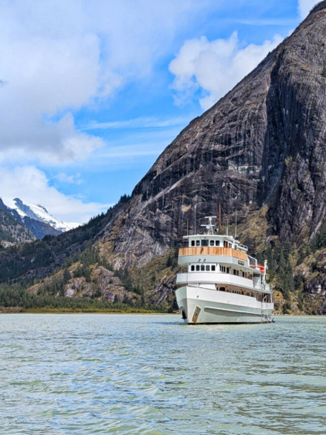Mist Cove in Endicott Arm while sailing the Inside Passage the Boat Company Southeast Alaska 4