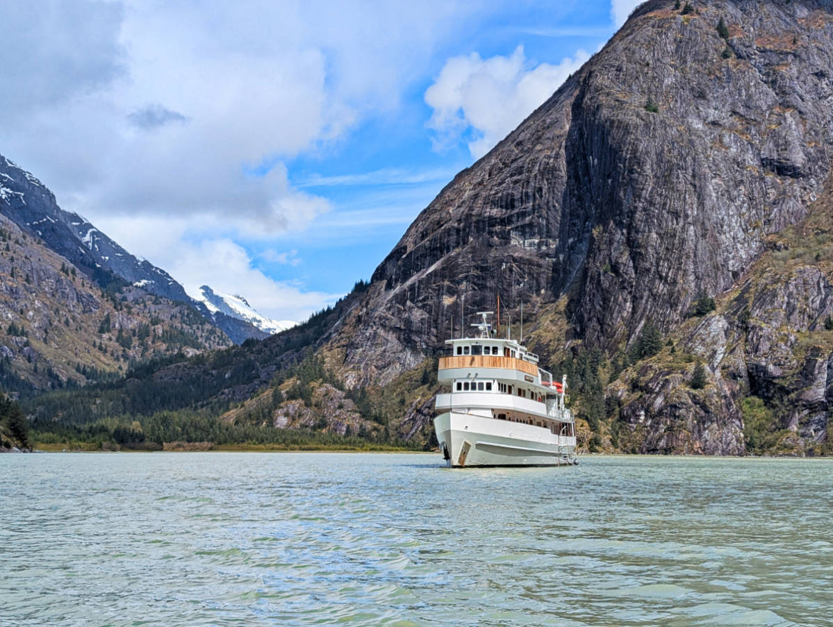 Mist Cove in Endicott Arm while sailing the Inside Passage the Boat Company Southeast Alaska 4
