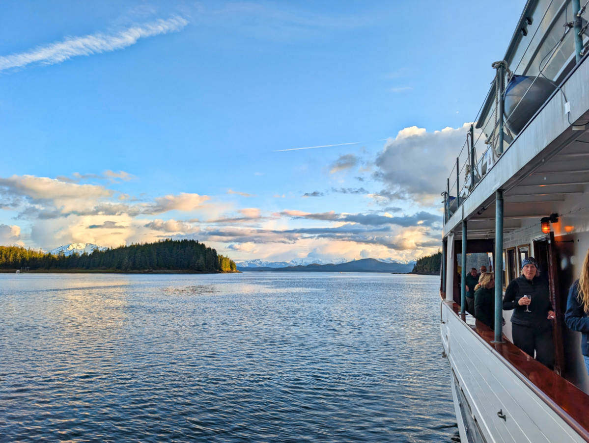 Mist Cove in Taku Bay while sailing the Inside Passage the Boat Company Southeast Alaska 1