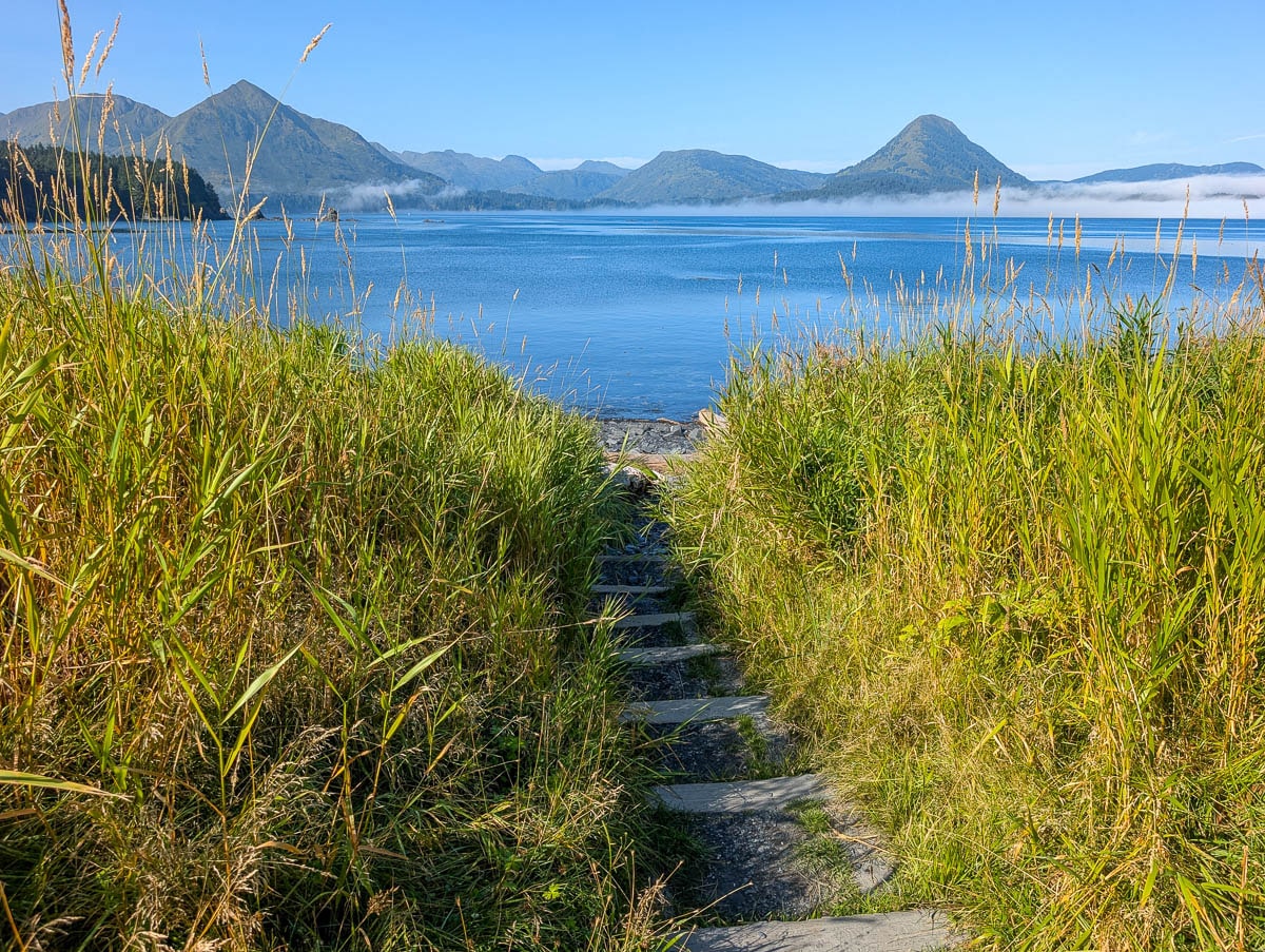 Monashka Bay from Fort Abercrombie State Park Kodiak Alaska 5