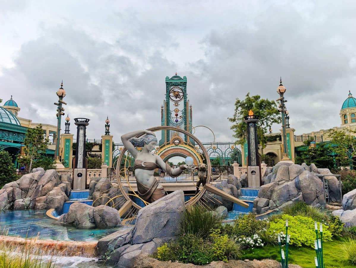 Moon Goddess sculpture at Epic Universe Universal Orlando