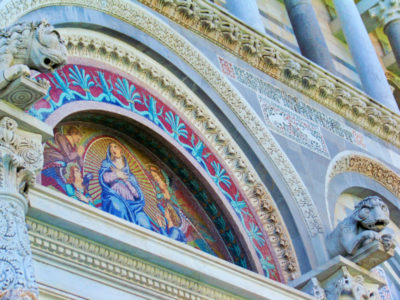 Mosaics at Santa Maria Assunta at the Field of Miracles Pisa Italy 2