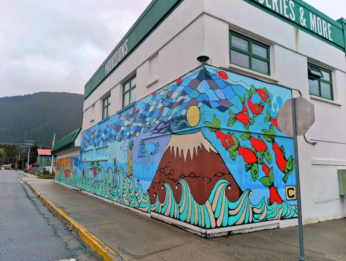Mural in Sitka Alaska
