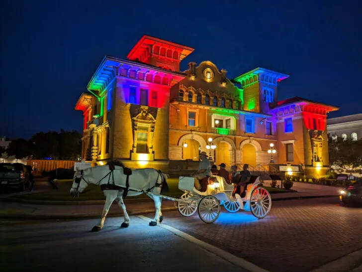 Museum of History with Pride Lights Pensacola Florida 1