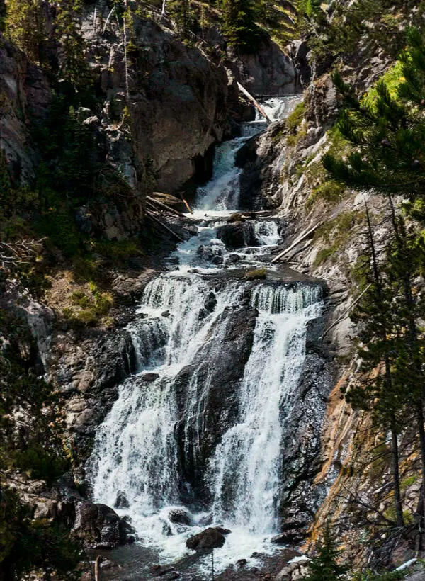 Mystic Falls Biscuit Basin Yellowstone National Park 1