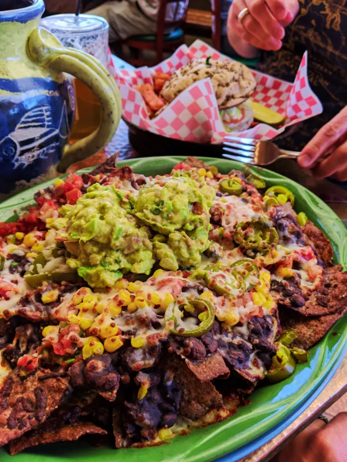 Nachos at Oscars Mexican restaurant Springdale Utah 1