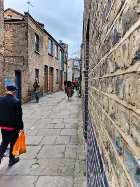 Narrow Street on Jack the Ripper Tour in Shoreditch East London 7