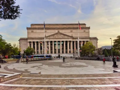 Navy Memorial at National Archives Washington DC 1