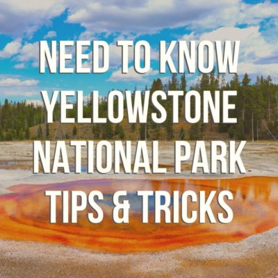 Podcast episode covering the best need-to-know Yellowstone National Park tips. From where to camp to where to stay outside of the park, favorite sights and things to watch for, the basics of having an awesome trip, and some of our favorite stories through the years. #Yellowstone #NationalPark #Wyoming