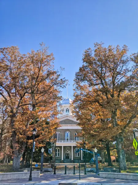 Nevada State Capitol Building in Autumn Carson City Nevada 2020 3